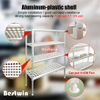 Comercial foodservice customized size environmental aluminium storage shelving industrial shelving