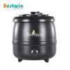 10L Stainless Steel Buffet Electric Heating Soup Kettle/Soup Warming Pot 