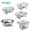 Buffet Supplies 9L Economy Stainless Steel Bending Legs Food Warmer Chafing Dish for Party