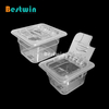 Plastic Polycarbonate Gastronorm Food Container Cover Overturn 1/6 GN Pan Lid 